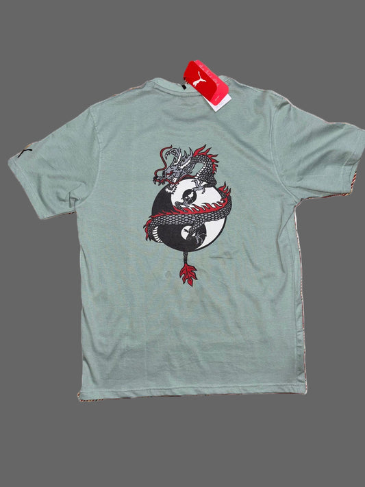 Puma Round Neck T-shirt Pista Green