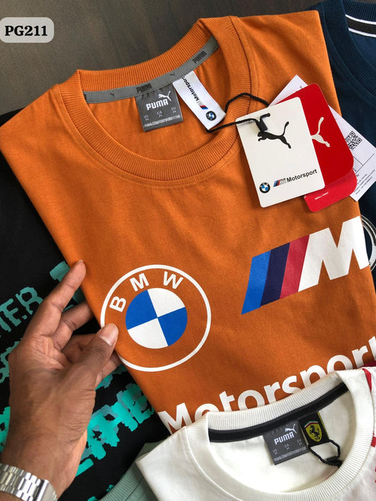 Puma Round Neck T-shirt Rust