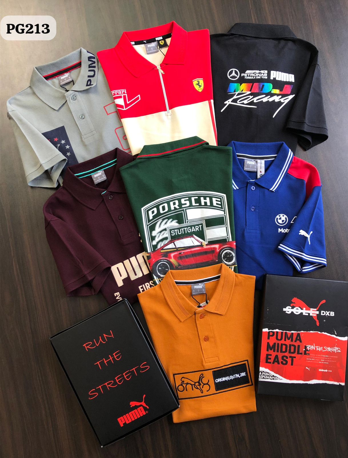 Puma Polo T-shirt Grey