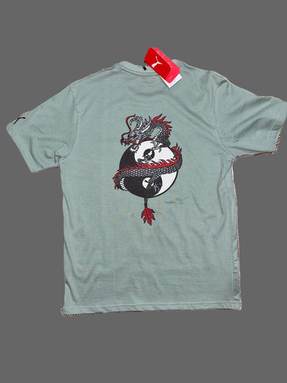 Puma Round Neck T-shirt Pista Green