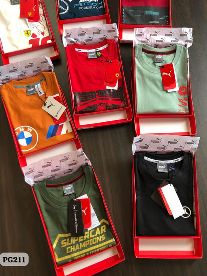 Puma Round Neck T-shirt Rust