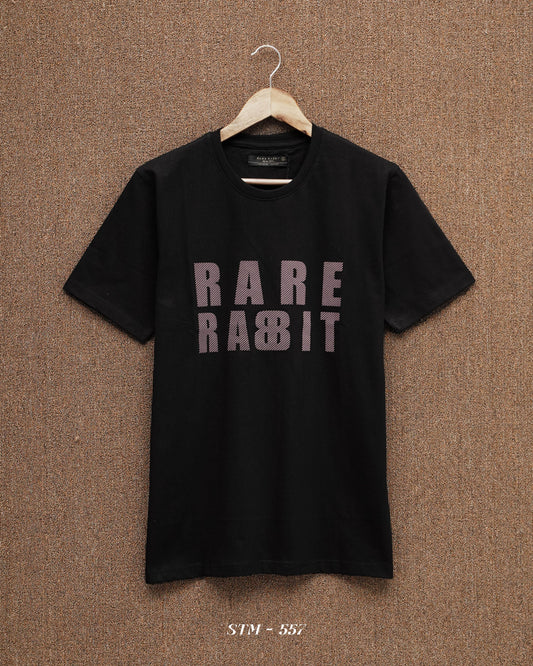 Rare Rabbit Round Neck T-shirt Black