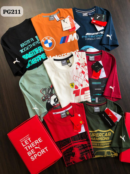 Puma Round Neck T-shirt Rust