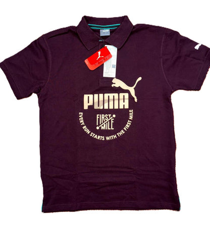 Puma Polo T-shirt Wine